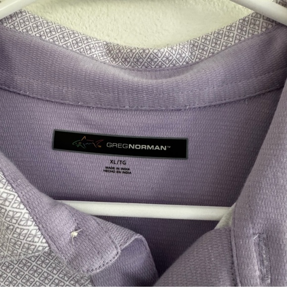 Greg Norman Collection Purple Polo Shirt Casual Comfort Size XL - Picture 2 of 5